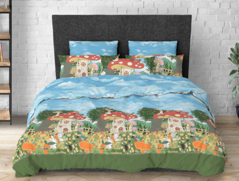 Тканина для постільної білизни Бязь "Gold" Lux дитяча GLB4983