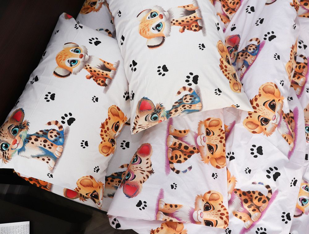 Полуторный набор постельного белья 150*220 из Бязи "Gold" №618127AB Черешенка™