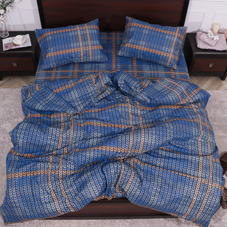 Двуспальный набор постельного белья 180*220 из Бязи "Gold" №155022 Черешенка™