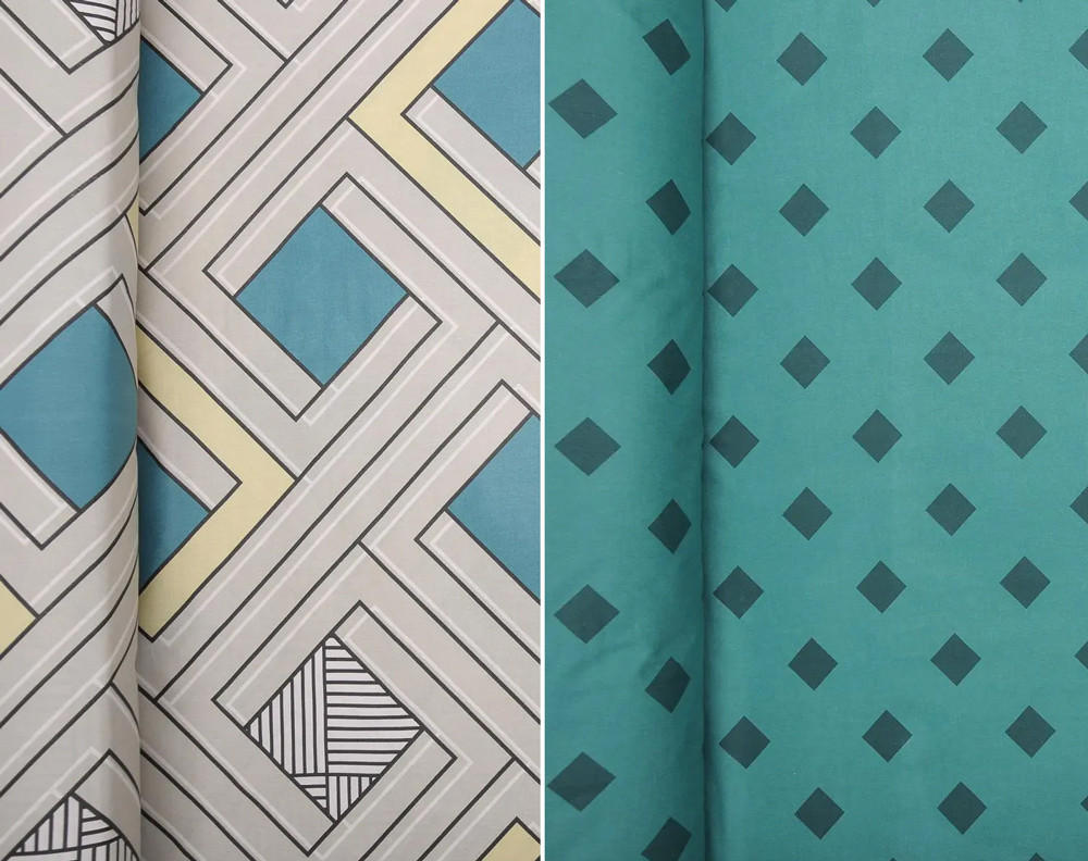 Тканина для постільної білизни Бязь "Gold" Lux GL5022 (A+B) - (50м+50м)