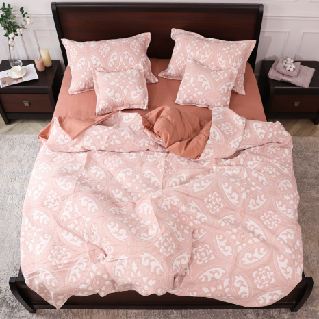 Евро макси набор постельного белья 200*230 из Муслина №600-18 Черешенка™