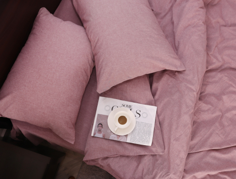 Полуторный набор постельного белья 150*220 из Вареного Хлопка №87118 Черешенка™