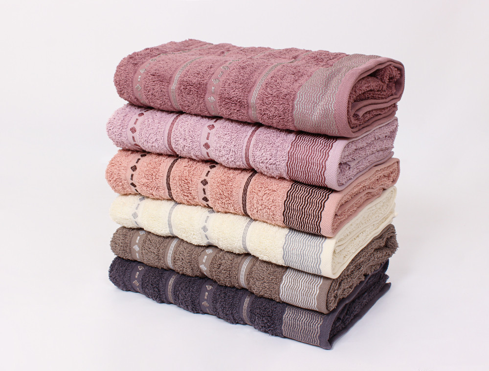 Комплект махровых банных полотенец CESTEPE CIZGILI (140*70)