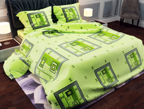 Ткань для постельного белья Бязь "Gold" Lux GL1042