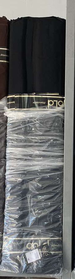 Ткань для постельного белья Бязь "Gold" Lux однотонная GL1032black (50м)