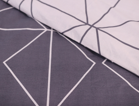 Полуторний набір постільної білизни 150*220 із Бязі "Gold" №15867AB Черешенька™