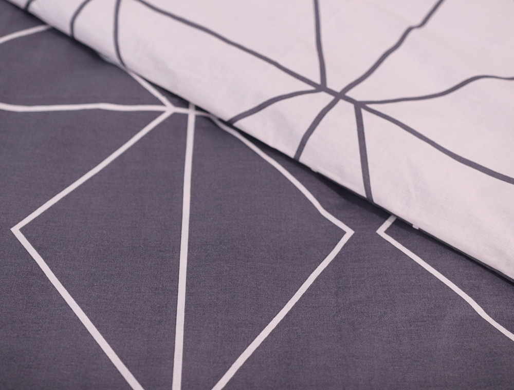 Полуторний набір постільної білизни 150*220 із Бязі "Gold" №15867AB Черешенька™