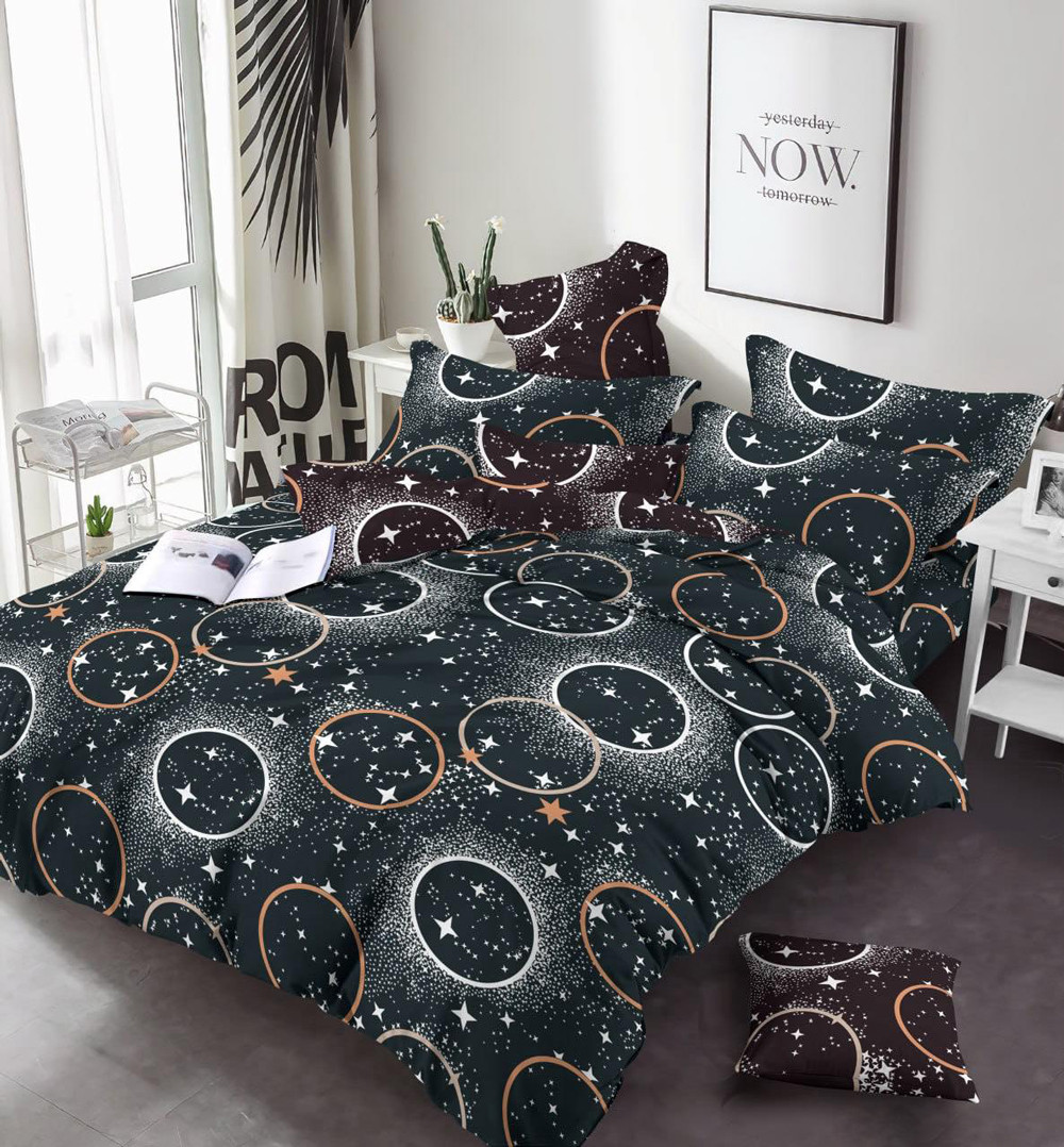 Тканина для постільної білизни Бязь "Gold" Lux GL17050grey