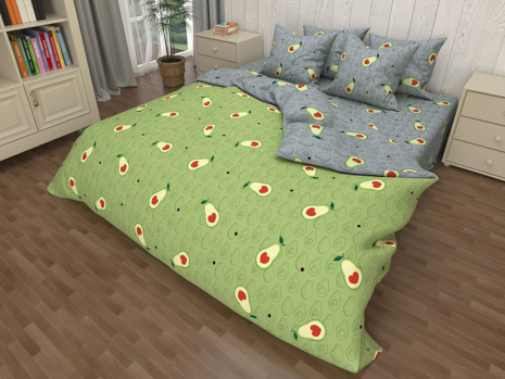 Сімейний набір постільної білизни із Бязі "Gold" №157772AB Черешенка™