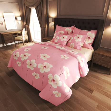 Ткань для постельного белья Бязь "Gold" Lux GL7414 (A+B) - (50м+50м)