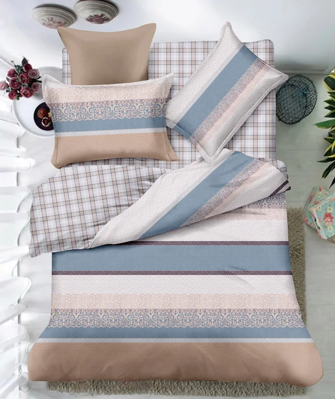 Ткань для постельного белья Сатин S12-5 (A+B) - (60м+60м)