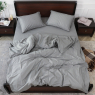 Семейный набор хлопкового постельного белья из Страйп Сатина №17-5102 Черешенка™