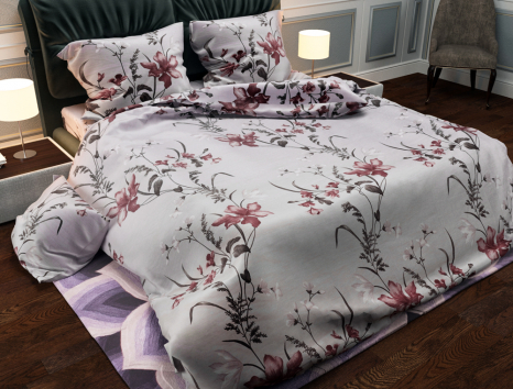 Сімейний набір постільної білизни із Бязі "Gold" №154709 Черешенка™