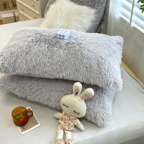 Евро-макси набор постельного белья 200*230 Плюш Травка №EL-05 Черешенка™