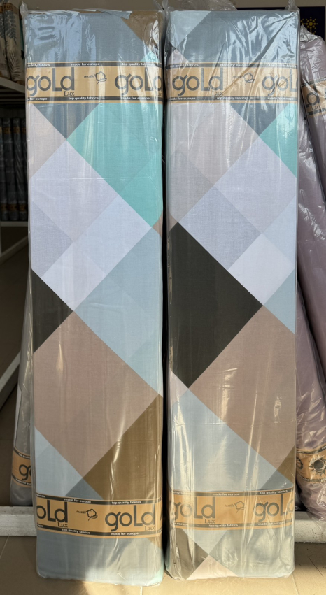 Ткань для постельного белья Бязь "Gold" Lux GL12360brown