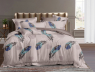 Семейный набор хлопкового постельного белья из Сатина №135AB Черешенка™