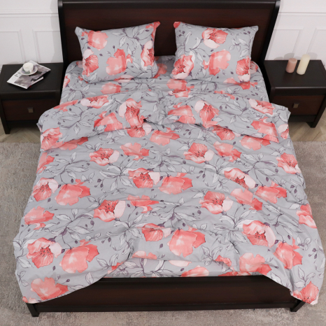 Семейный набор хлопкового постельного белья из Бязи "Gold" №150060 Черешенка™