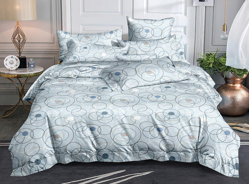 Сімейний набір постільної білизни 240*220 із полікотону №207517 Черешенька™