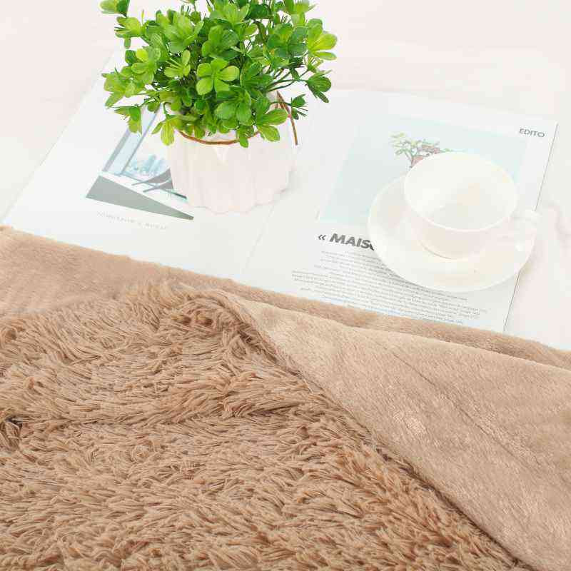 Євро-максі покривало-плед "травка" (240*220) - бежеве