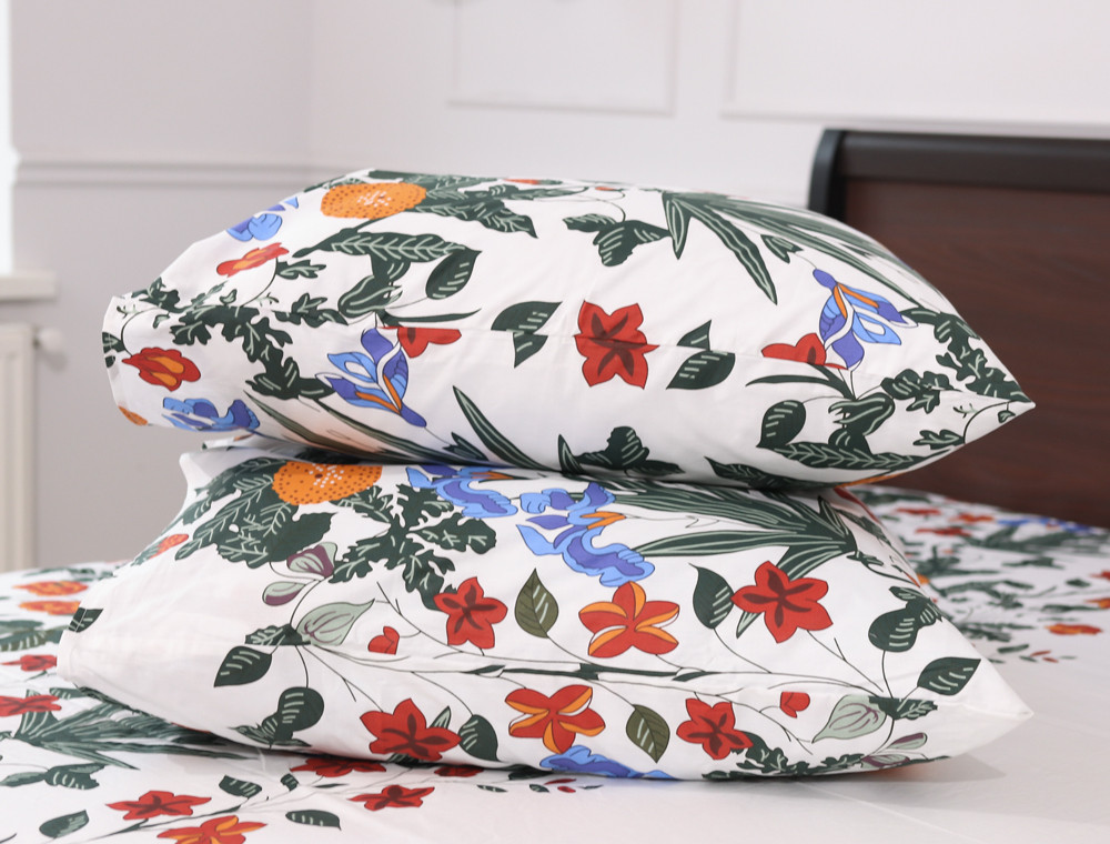 Евро макси набор постельного белья 200*220 из Сатина №481596 Черешенка™