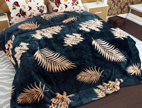 Двоспальний флісовий плед №33508