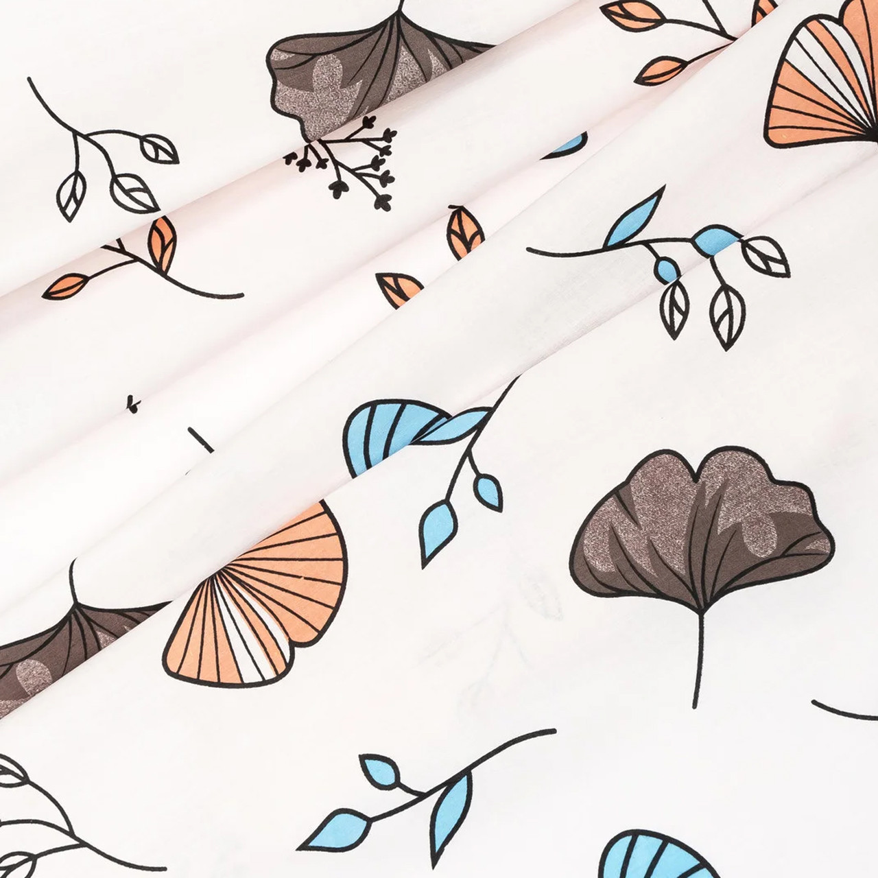 Ткань для постельного белья Бязь "Gold" Lux "Осеннее дыхание" GL1417 (A+B) - (50м+50м)