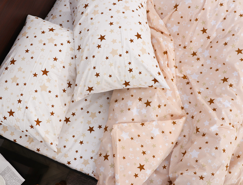 Евро макси набор постельного белья 200*220 из Бязи "Gold" №155026AB Черешенка™