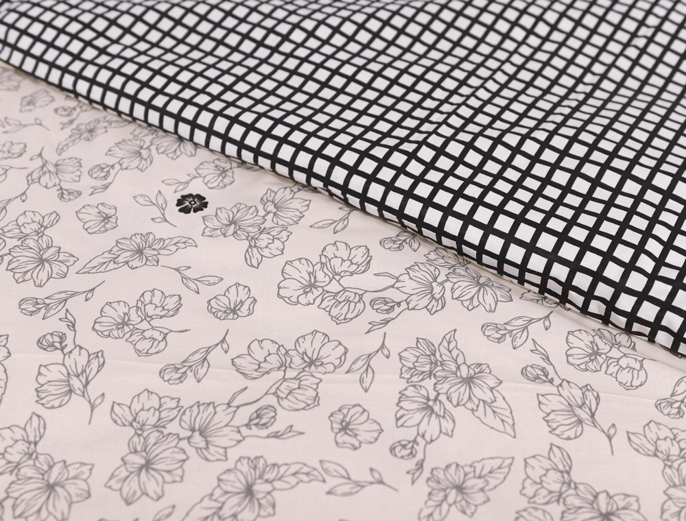 Полуторный набор постельного белья 150*220 из Бязи "Gold" №153114АВ Черешенка™