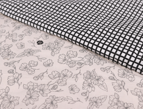 Полуторный набор постельного белья 150*220 из Бязи "Gold" №153114АВ Черешенка™