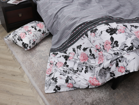 Двоспальний набір постільної білизни 180*220 із Бязі "Gold" №151104 Черешенка™