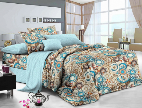 Тканина для постільної білизни Сатин S20-3 (A+B) - (60м+60м)