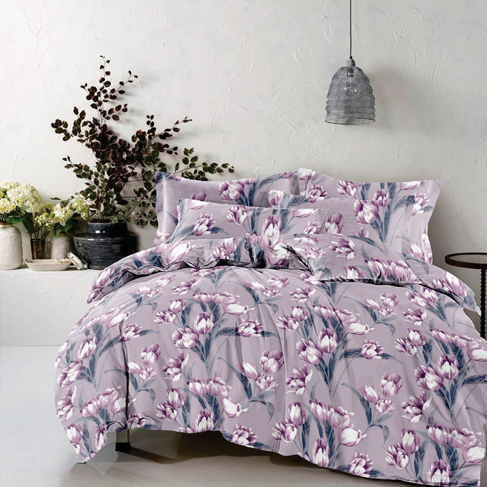 Тканина для постільної білизни Бязь "Gold" GLL1005Purple