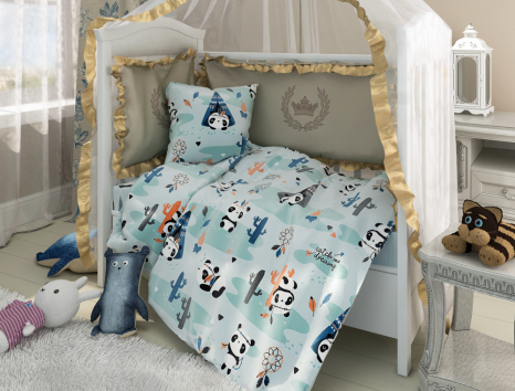 Хлопковая ткань для постельного белья детская CTB1009