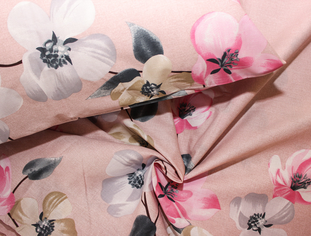 Сімейний набір постільної білизни із Бязі "Gold" №15512 Черешенка™