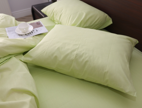 Двоспальний набір однотонної постільної білизни 180*220 із Бязі "Gold" №155526 Черешенка™