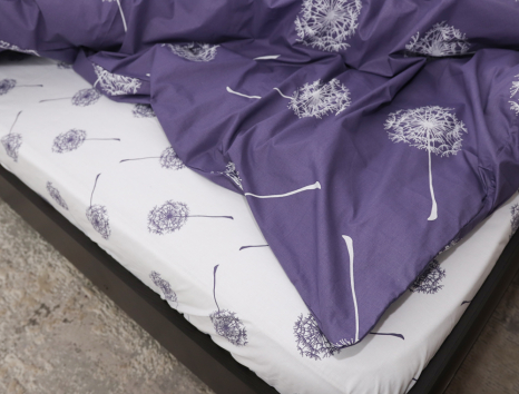 Семейный набор хлопкового постельного белья из Бязи "Gold" №151904AB Черешенка™