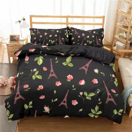 Ткань для постельного белья Бязь "Gold" Lux "Весна в Париже" GL4064