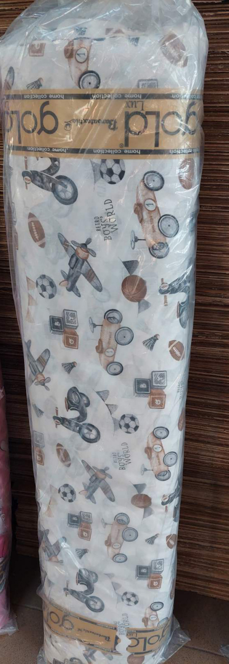 Ткань для постельного белья Бязь "Gold" Lux детская GLB4706