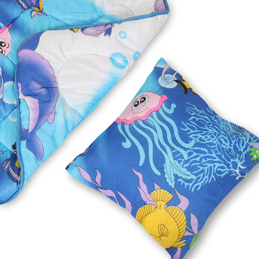 Комплект дитяча ковдра 105x135 + подушка 50x50 №2122