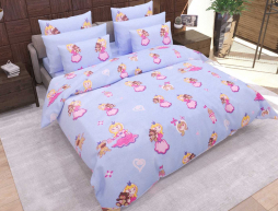 Тканина для постільної білизни Бязь "Gold" Lux дитяча "Маленька принцеса" GLB2002