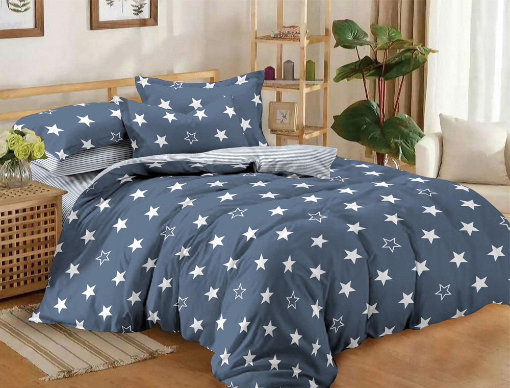 Сімейний набір постільної білизни із Сатину №02AB Черешенка™