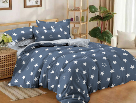 Сімейний набір постільної білизни із Сатину №02AB Черешенка™