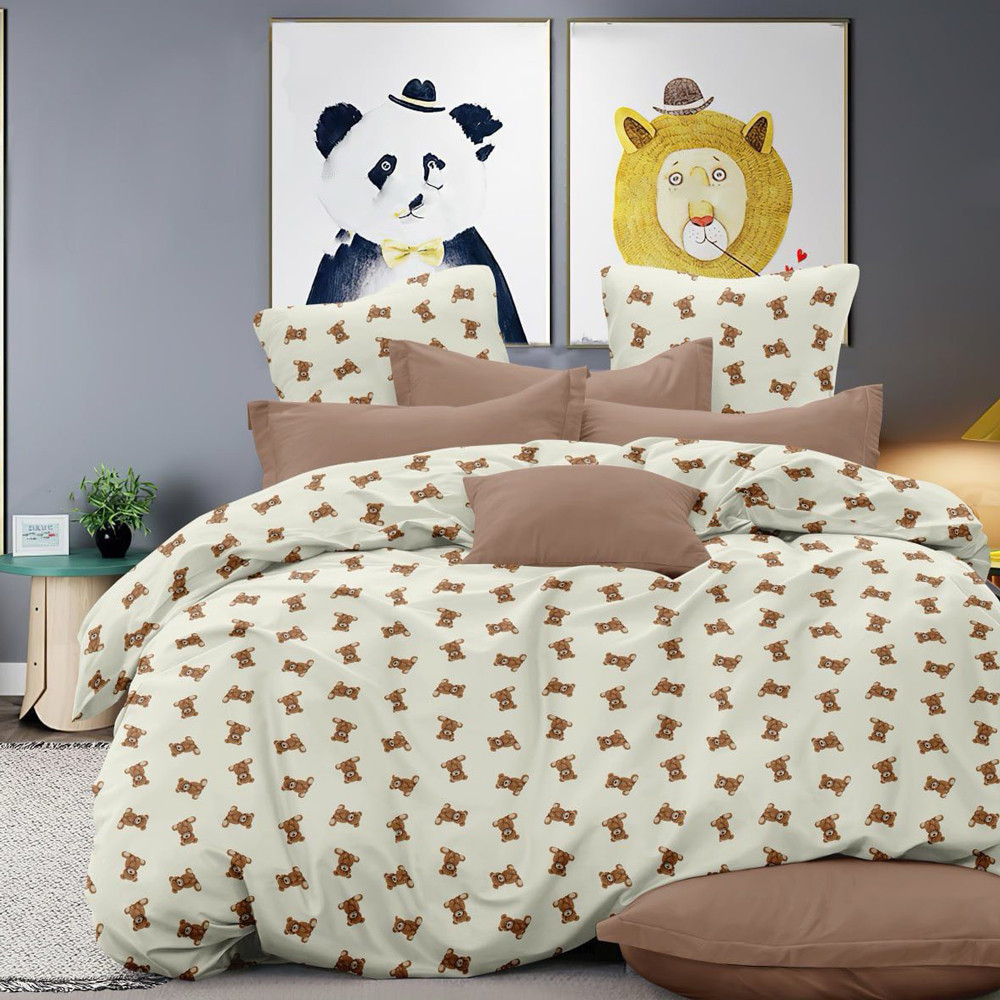 Ткань для постельного белья Бязь "Gold" Lux детская GL17650cream