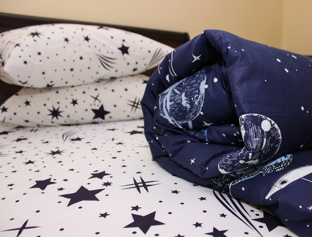 Евро макси набор постельного белья 200*220 из Ранфорса №182207AB Черешенка™