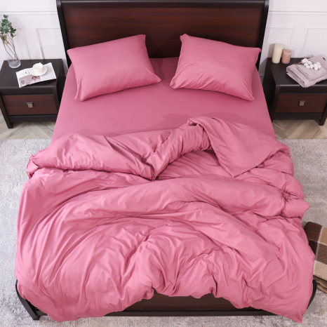 Полуторний набір постільної білизни 150*220 із мікрофібри №20171608 Черешенка™