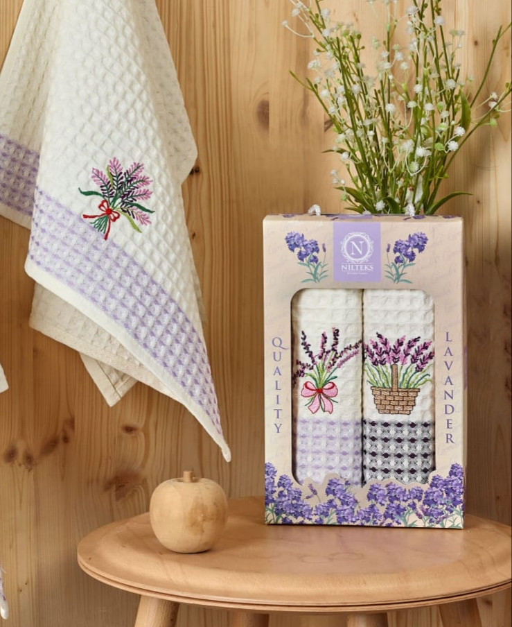 Набор кухонных полотенец Nilteks Gualita Lavanta 50*70 (2 шт)