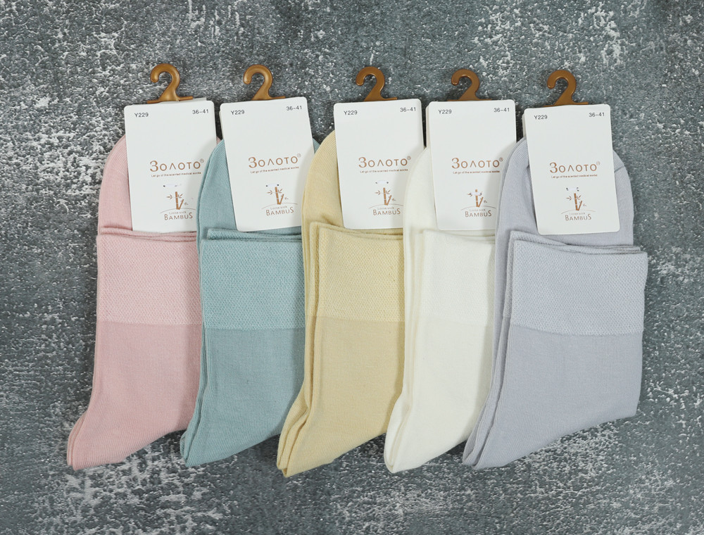 Женские носки Золото бамбук (36-41) №Y229