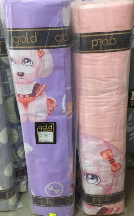 Ткань для постельного белья Бязь "Gold" Lux детская GLB212 (A+B) - (50м+50м)