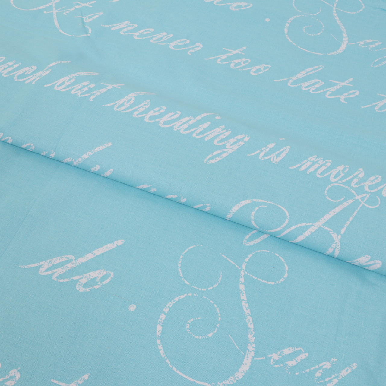 Тканина для постільної білизни Бязь "Gold" Lux "Текстовий лист" GL1333 (A+B) - (50м+50м)