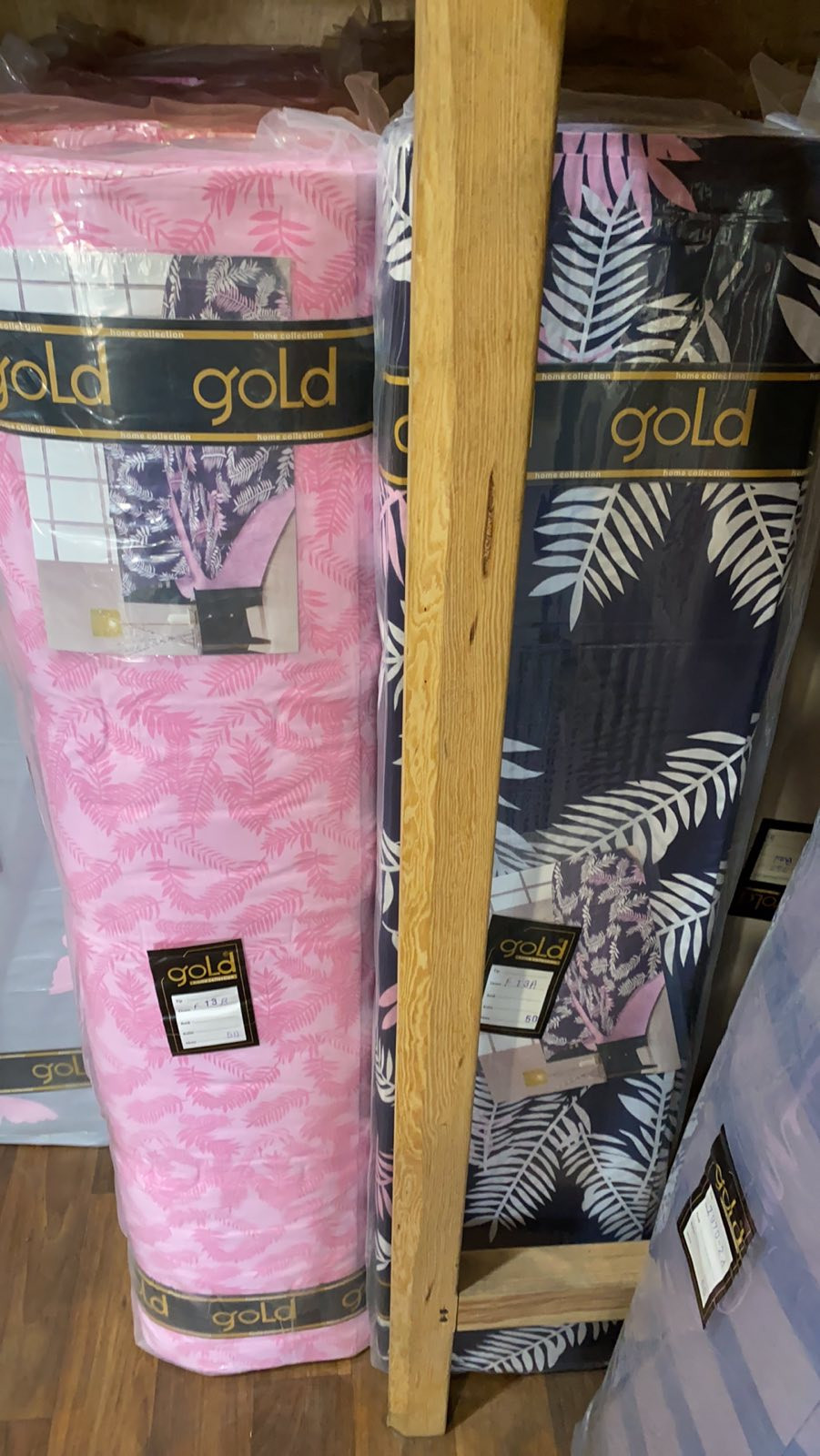 Ткань для постельного белья Бязь "Gold" Lux "Отпечаток природы" GL4144 (A+B) - (50м+50м)